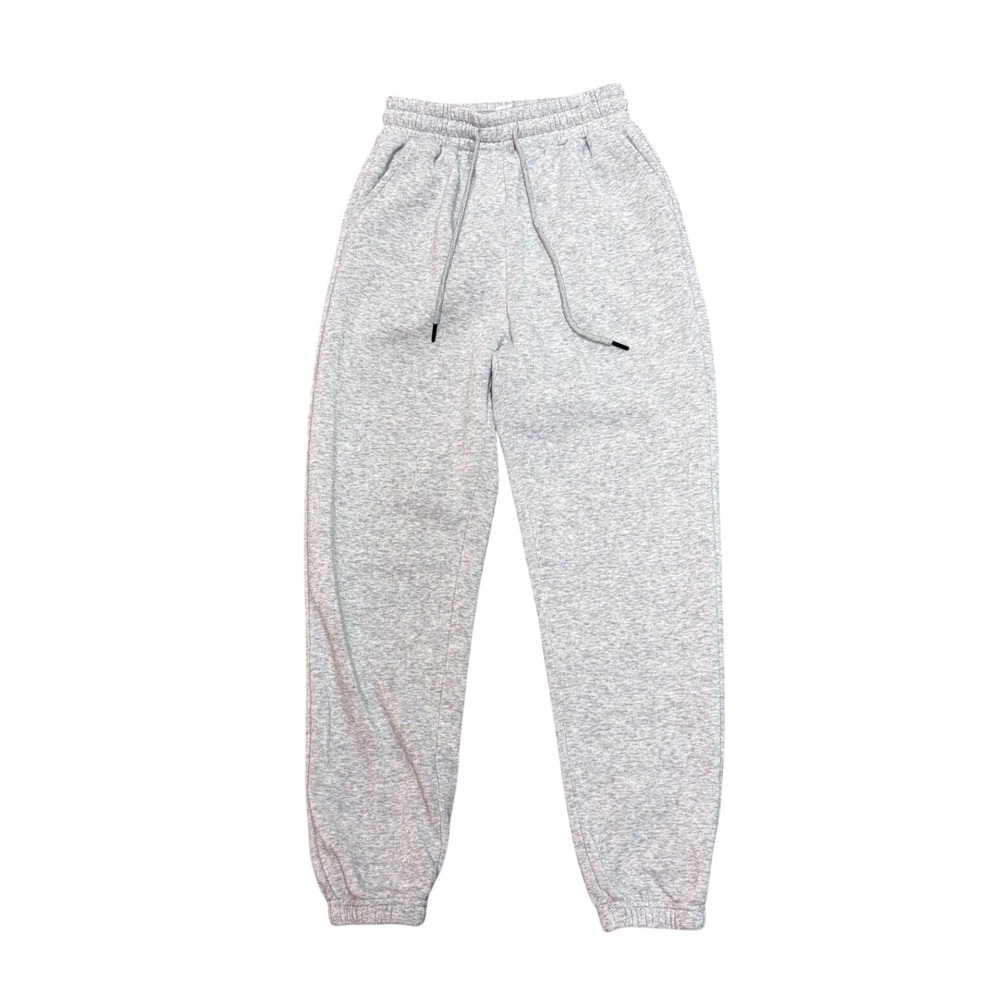 Angel Cult Mens Heather Gray Fleece Jogger Sweatpants Size M Drawstring Pockets